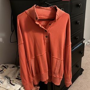 Burnt orange sweater